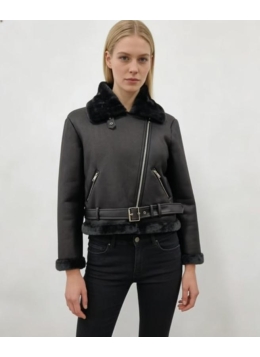 ladies suede with fur jacket26