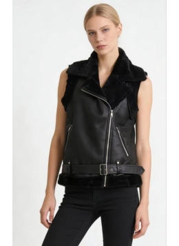 ladies suede with fur jacket26