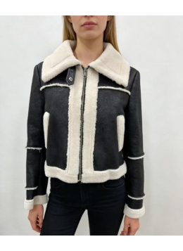 ladies suede with fur jacket26